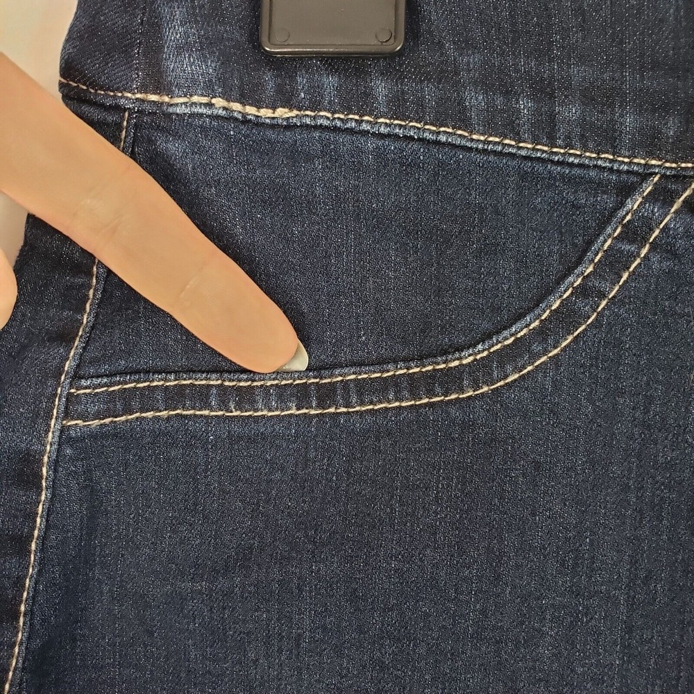 IZOD Womens Size 10 Blue Wash Denim Stretch Jeans Pants Slim Fit Retro Y2K - Picture 5 of 8